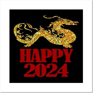 Happy New Year 2024 - 2024 full of good things Posters and Art